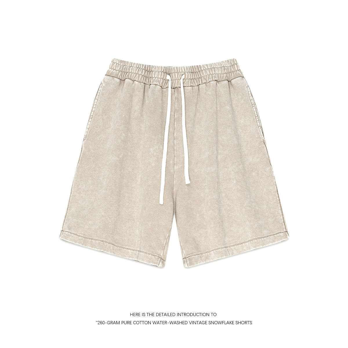 Men's and women's cropped trousers retro batik loose shorts
