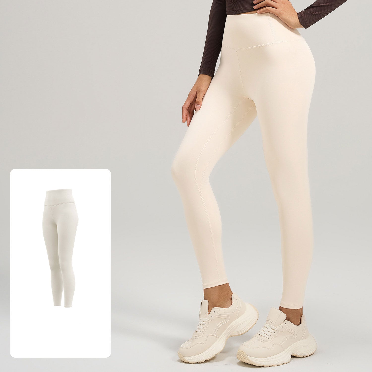 High-elastic yoga pants, high-waist hip-lifting exercise, tight-fitting fitness suit pants