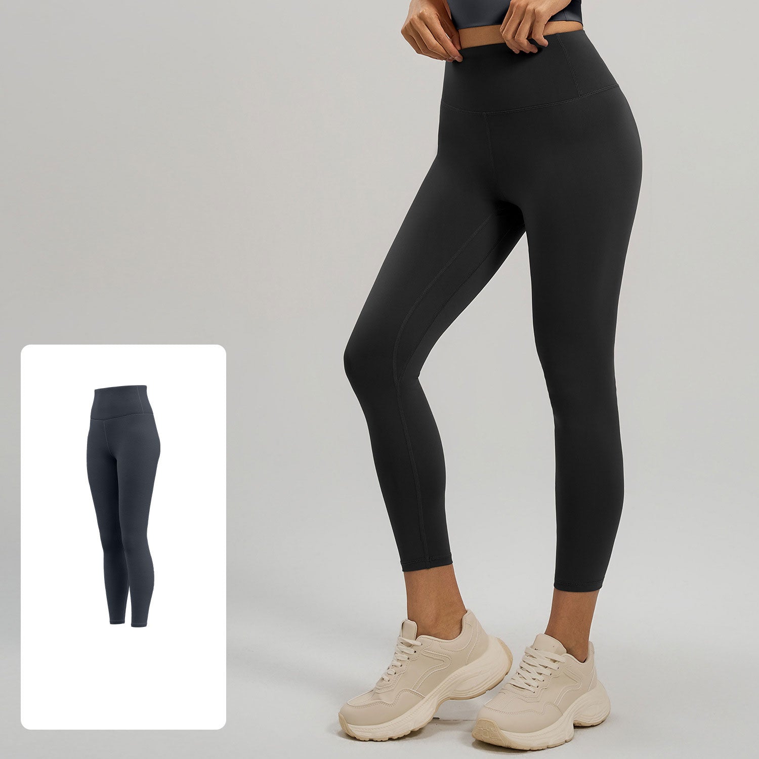 High-elastic yoga pants, high-waist hip-lifting exercise, tight-fitting fitness suit pants