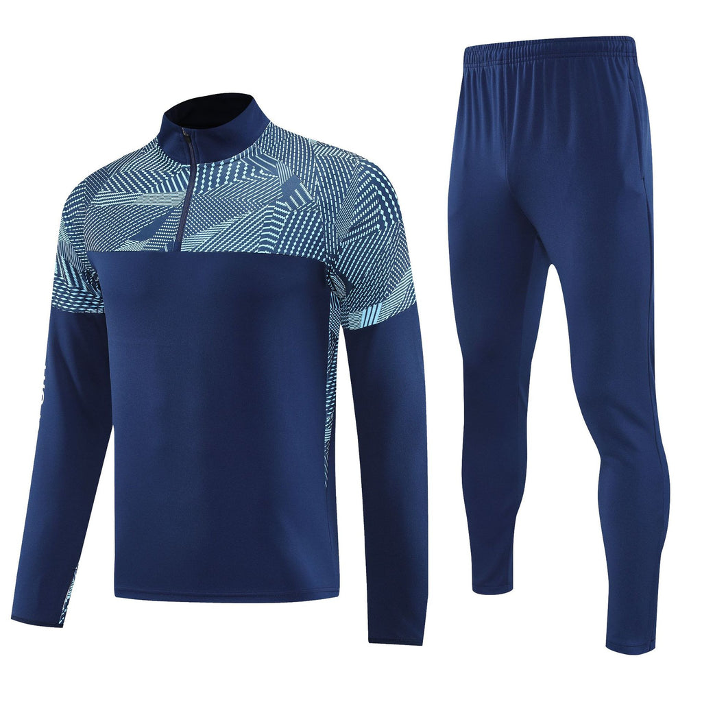 Professional quick-drying training suit for women's autumn and winter long-sleeved high-elastic slim exercise and fitness suit