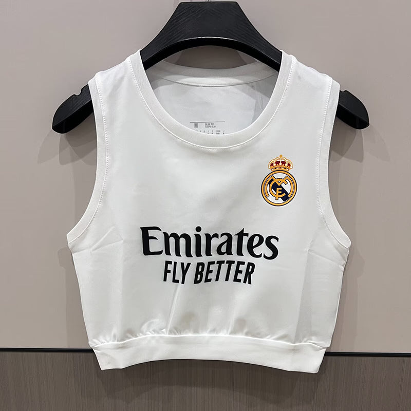 Women's sports fashion football vest