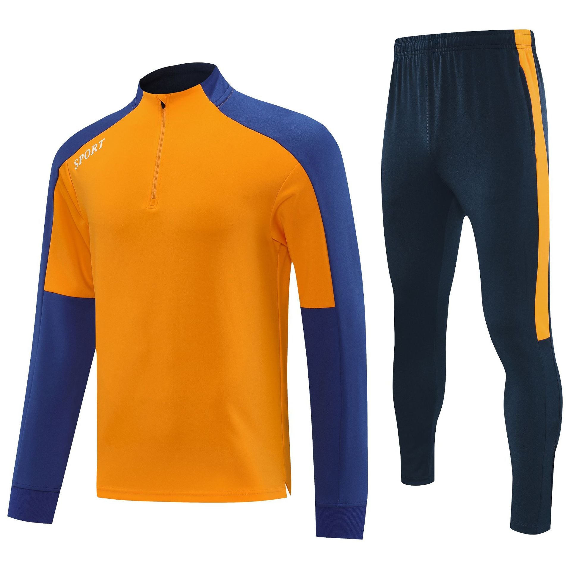 Men and women with the same suit spring and autumn long-sleeved sports fitness clothes breathable quick-drying running training clothes