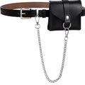 Chain purse jeans belt metal decorative purse
