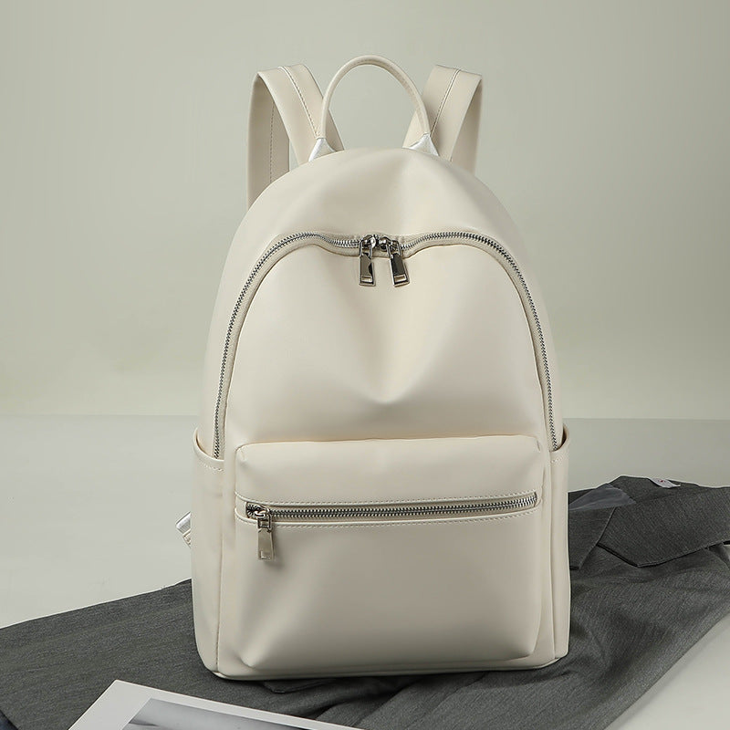 New PU soft leather large-capacity backpack travel bag