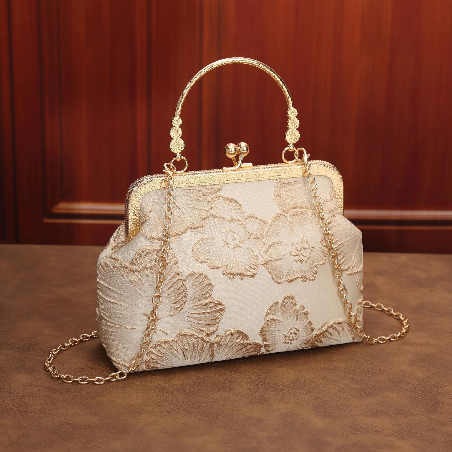 New elegant dinner clip bag female handbag