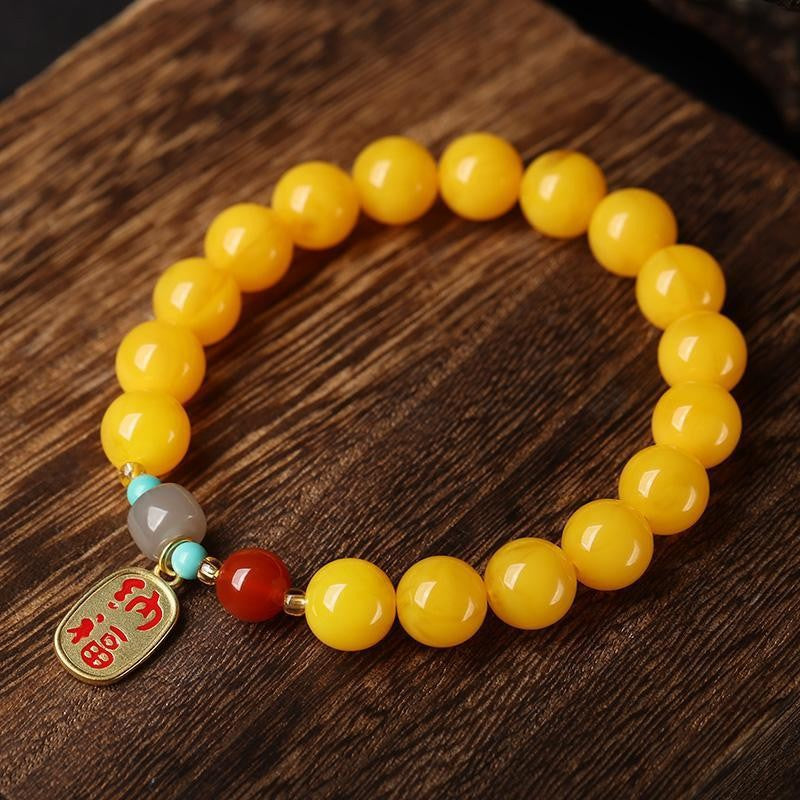 New Chinese style safe buckle bracelet couple gift