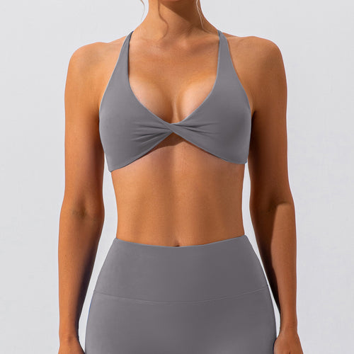 Cross back sports bra yoga clothes running fitness bra quick-drying yoga vest