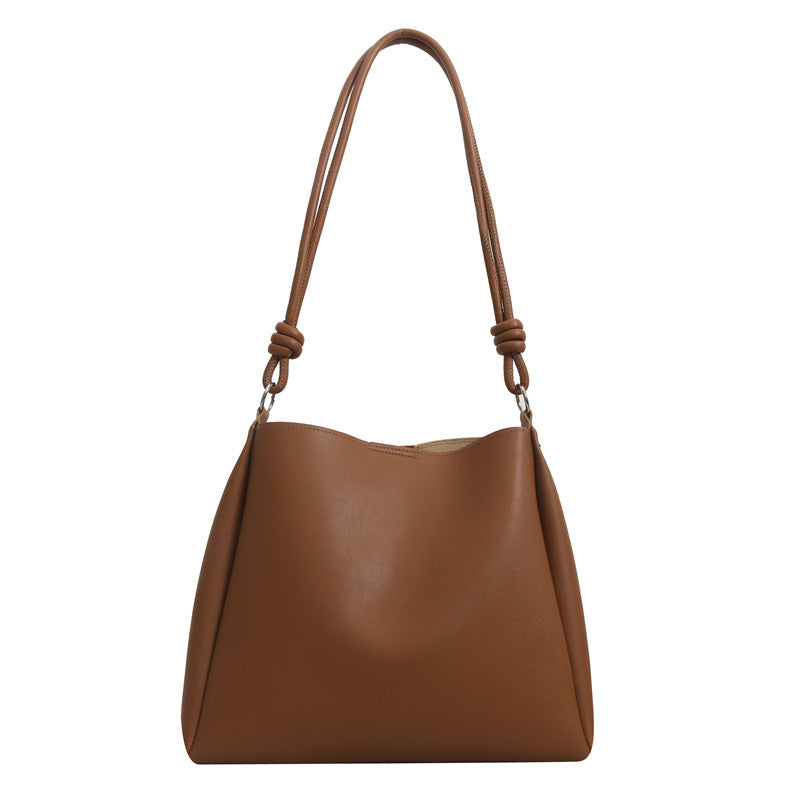 Large-capacity fashion bag ladies commuter textured shoulder bag