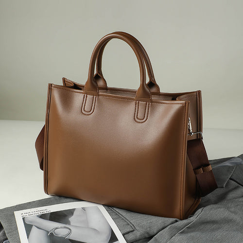 Commuter portable briefcase lady large capacity slung shoulder bag