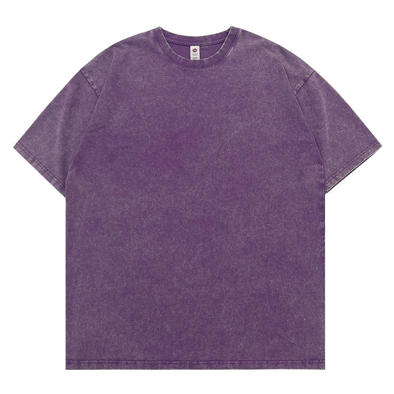 230g heavy cotton washed to make old vintage T-shirts.
