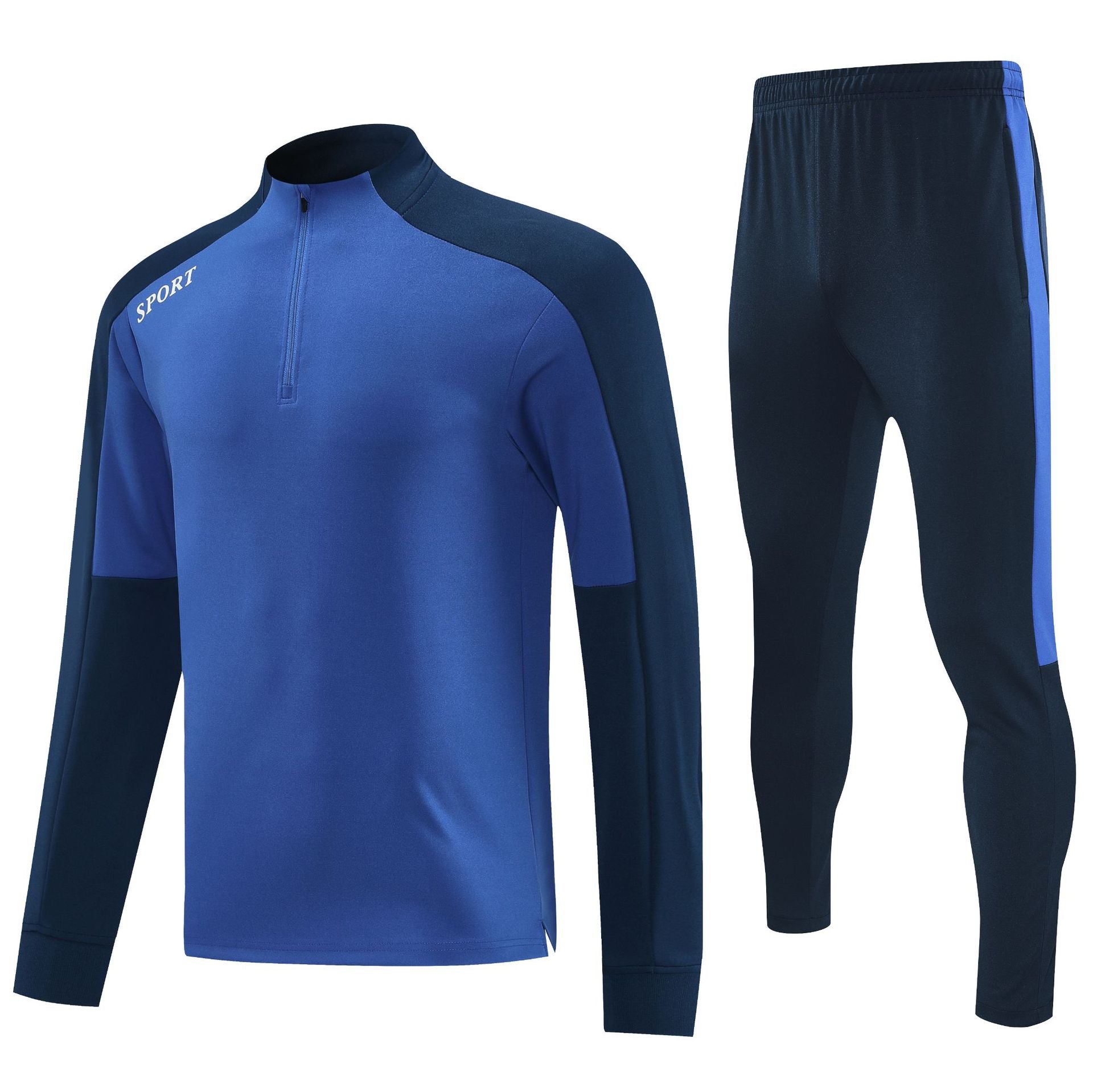Men and women with the same suit spring and autumn long-sleeved sports fitness clothes breathable quick-drying running training clothes