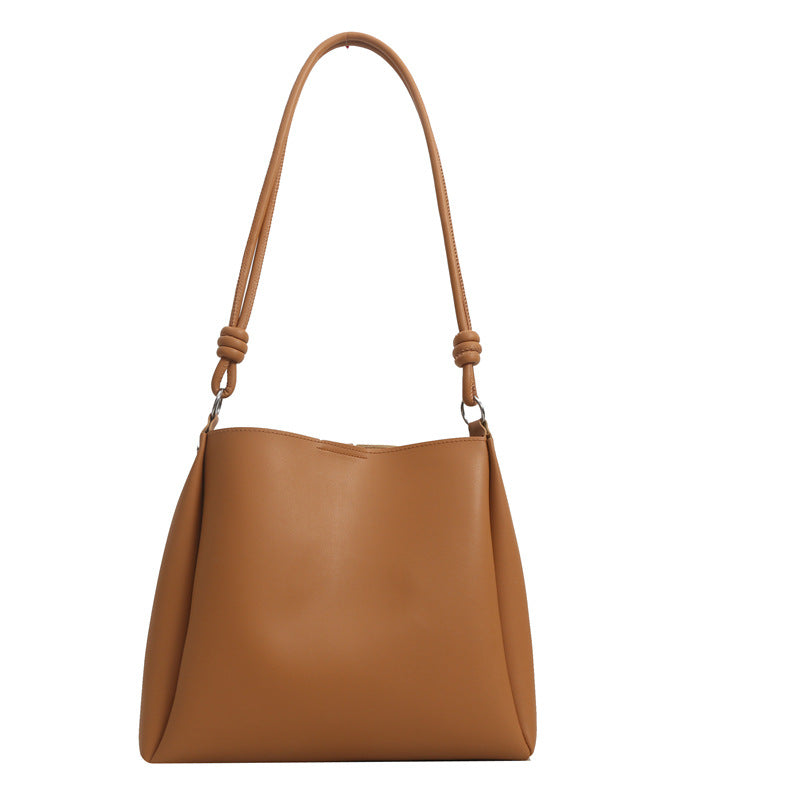 Large-capacity fashion bag ladies commuter textured shoulder bag
