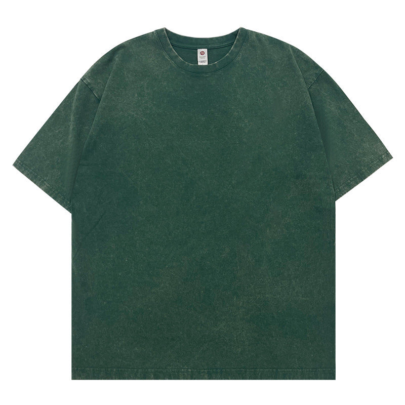 230g heavy cotton washed to make old vintage T-shirts.