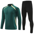 Autumn and winter new football jacket half zipper long sleeve football suit