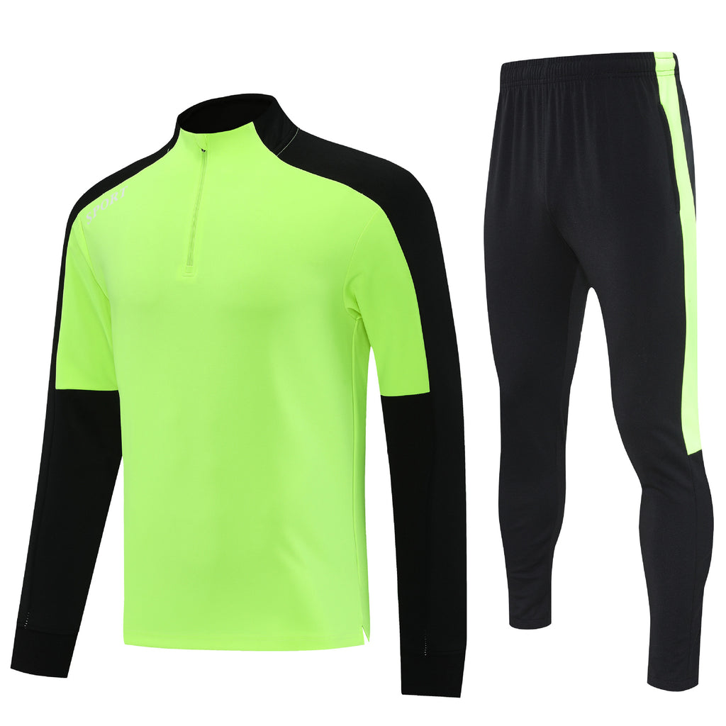 Men and women with the same suit spring and autumn long-sleeved sports fitness clothes breathable quick-drying running training clothes