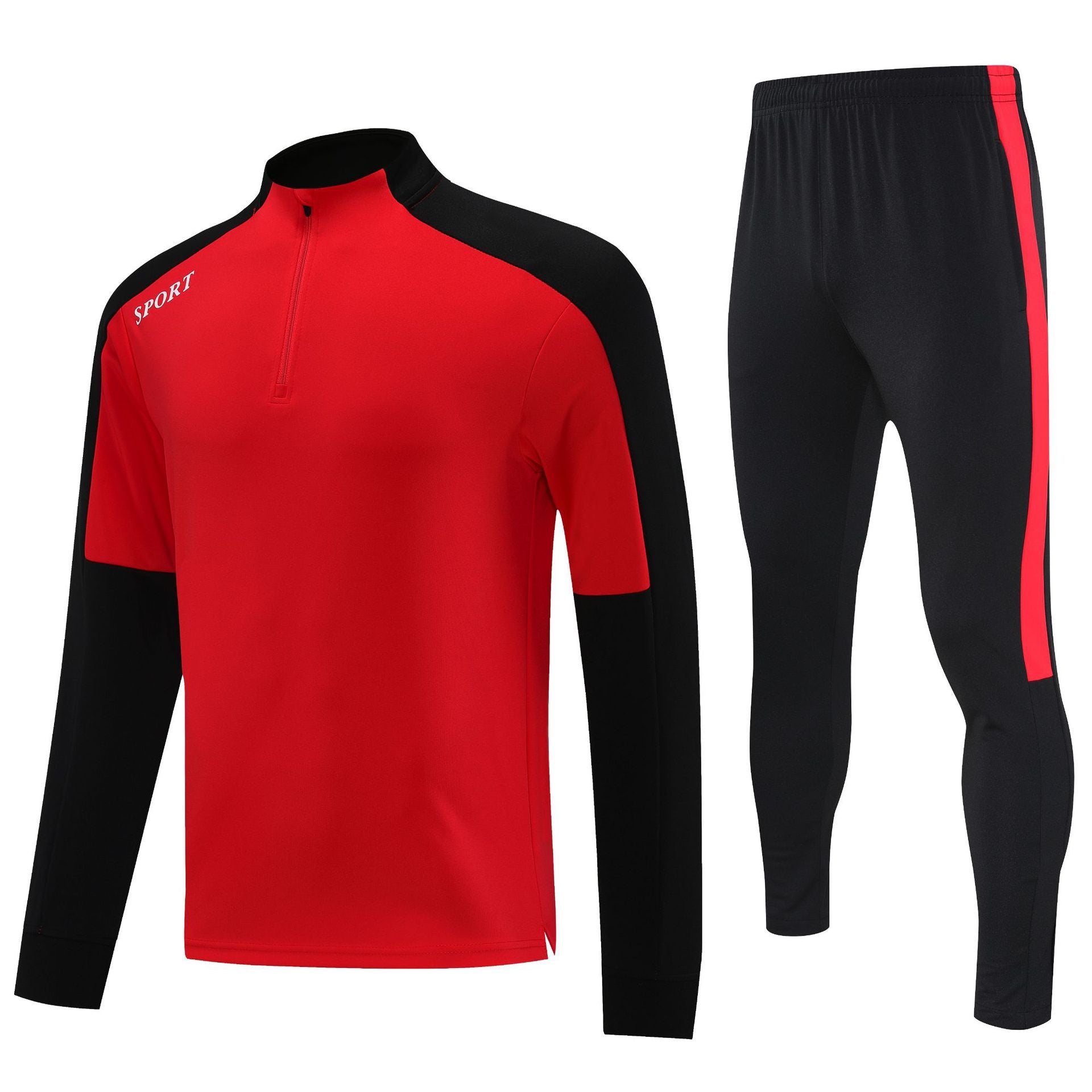 Men and women with the same suit spring and autumn long-sleeved sports fitness clothes breathable quick-drying running training clothes