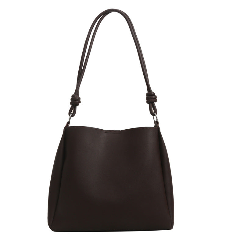 Large-capacity fashion bag ladies commuter textured shoulder bag