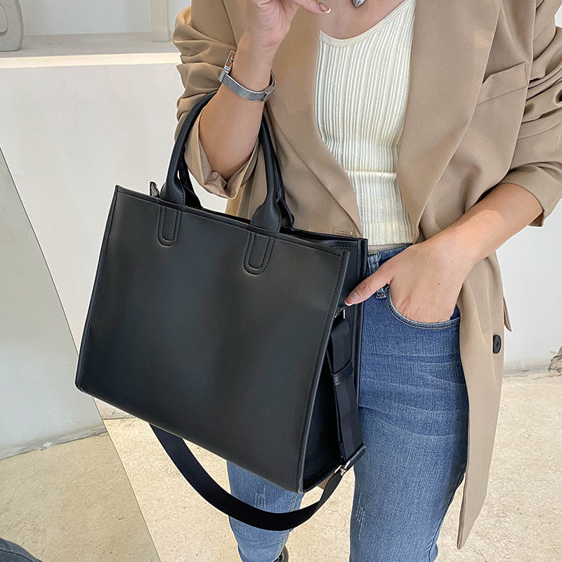 Commuter portable briefcase lady large capacity slung shoulder bag