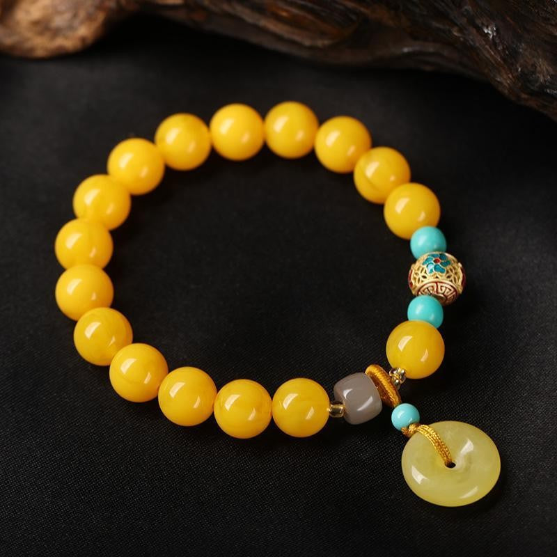 New Chinese style safe buckle bracelet couple gift