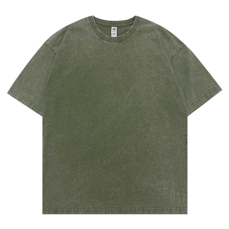 230g heavy cotton washed to make old vintage T-shirts.