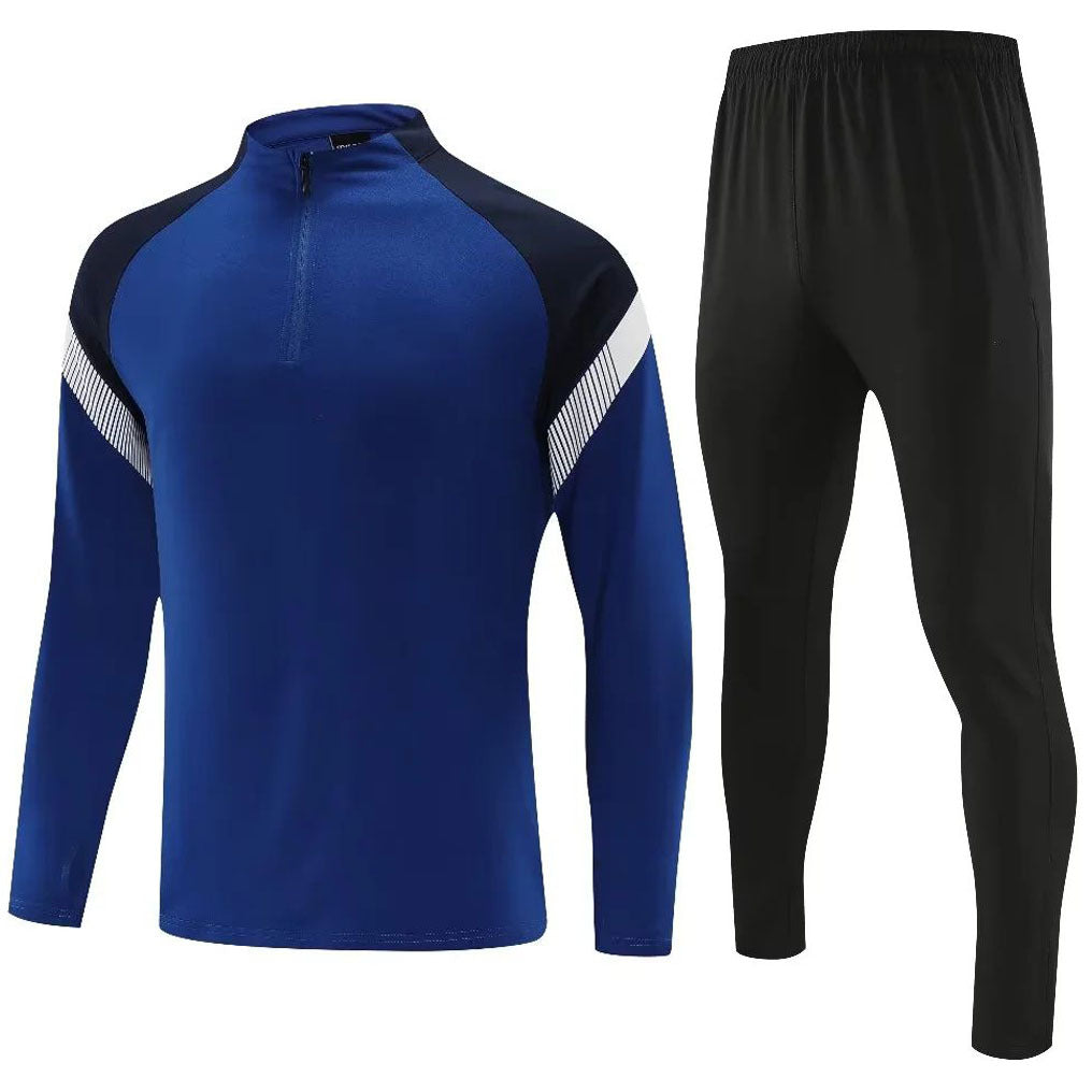 Autumn and winter new football jacket half zipper long sleeve football suit