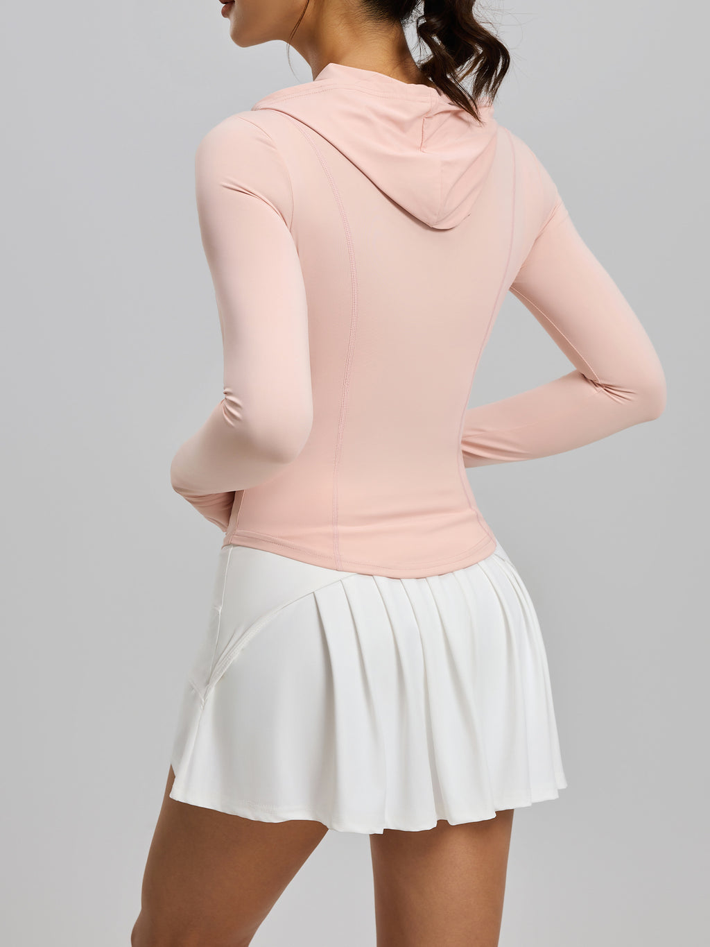 Summer yarn UV-proof sunscreen coat thin outdoor skin clothing hooded sunscreen clothing