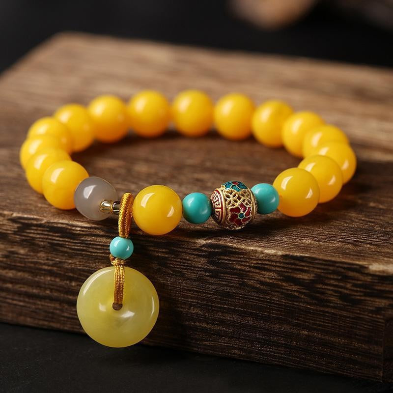 New Chinese style safe buckle bracelet couple gift