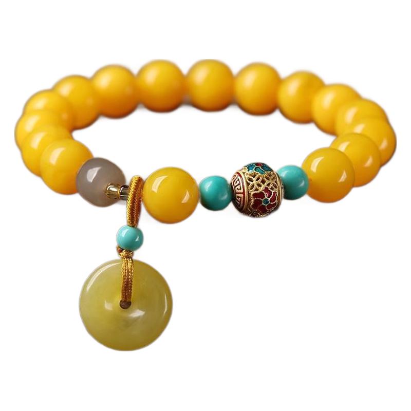 New Chinese style safe buckle bracelet couple gift