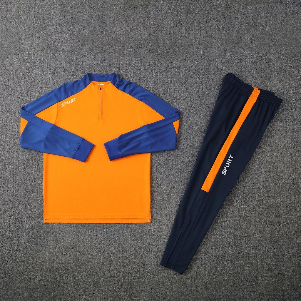 Men and women with the same suit spring and autumn long-sleeved sports fitness clothes breathable quick-drying running training clothes