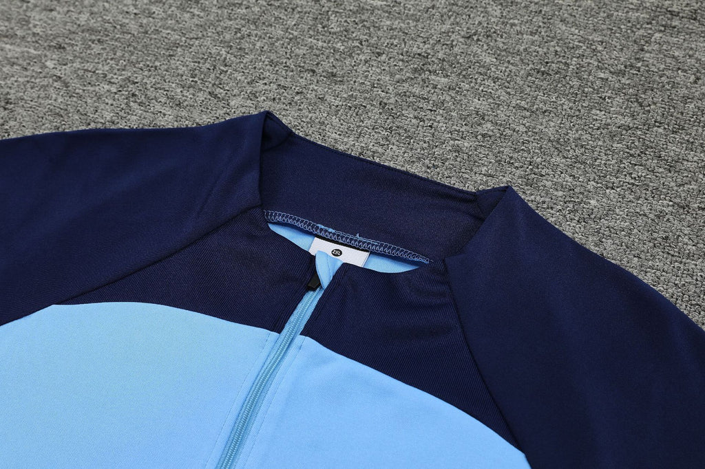Football training suit set autumn and winter long-sleeved running sportswear quick-drying breathable fitness two-piece suit
