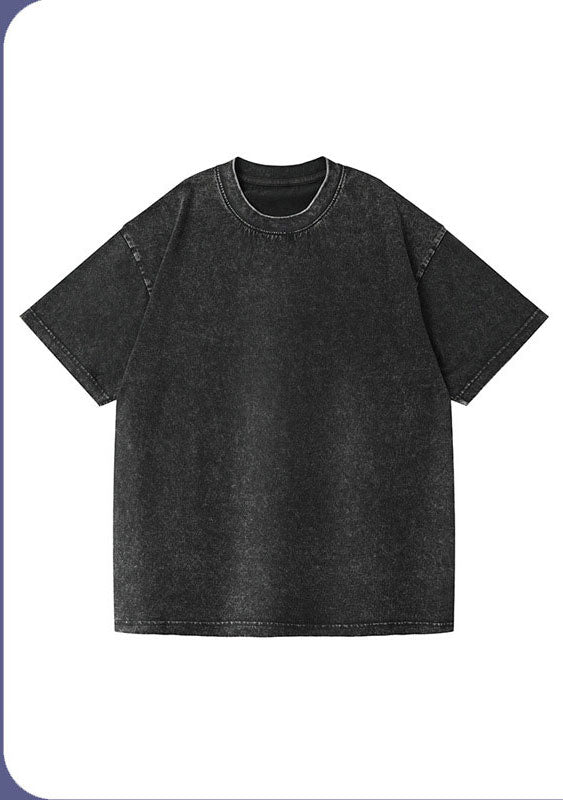 230g vintage cotton loose bottoming round neck to make old T-shirts.