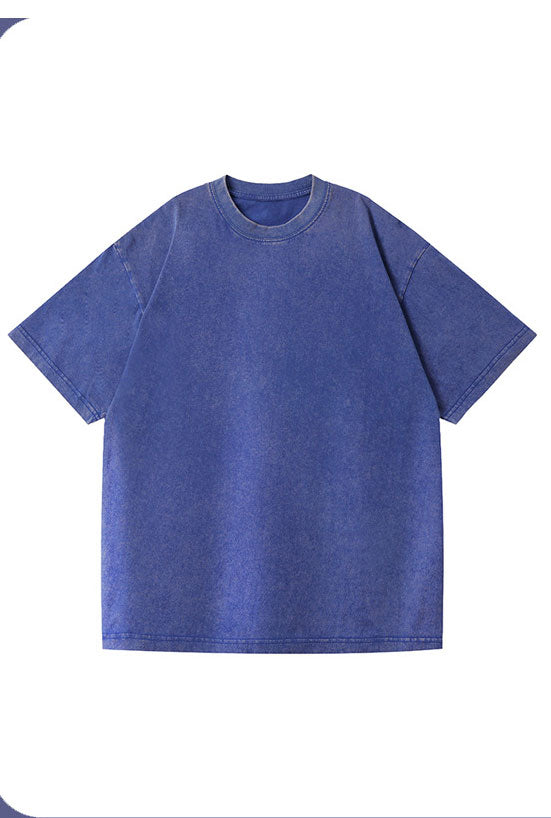 230g vintage cotton loose bottoming round neck to make old T-shirts.