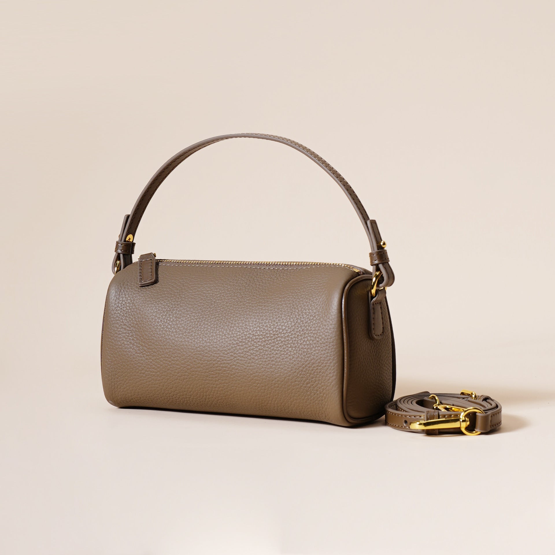 Cowhide women's bag, simple armpit leather bag, women's new trendy and versatile handbag, diagonal cross bag