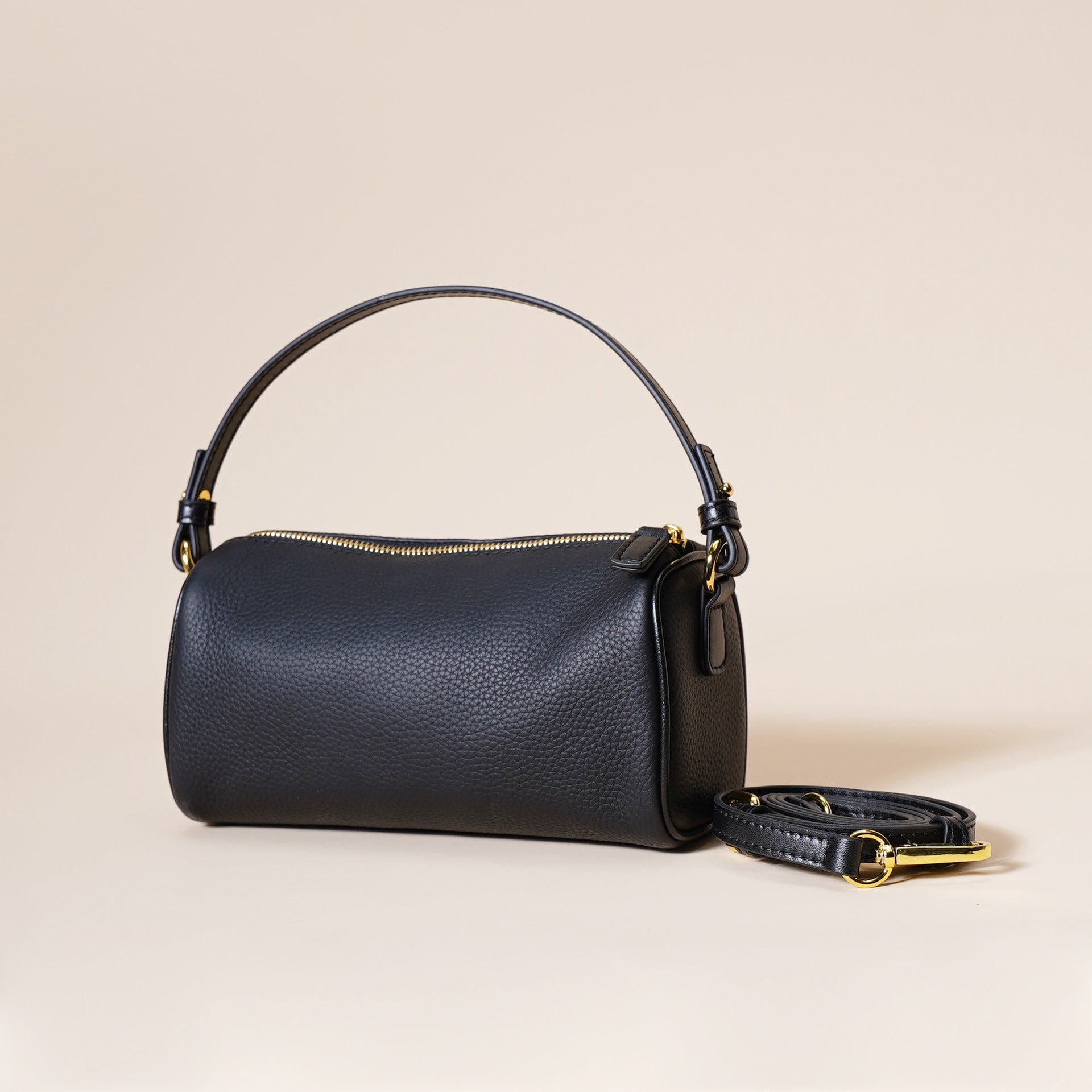Cowhide women's bag, simple armpit leather bag, women's new trendy and versatile handbag, diagonal cross bag