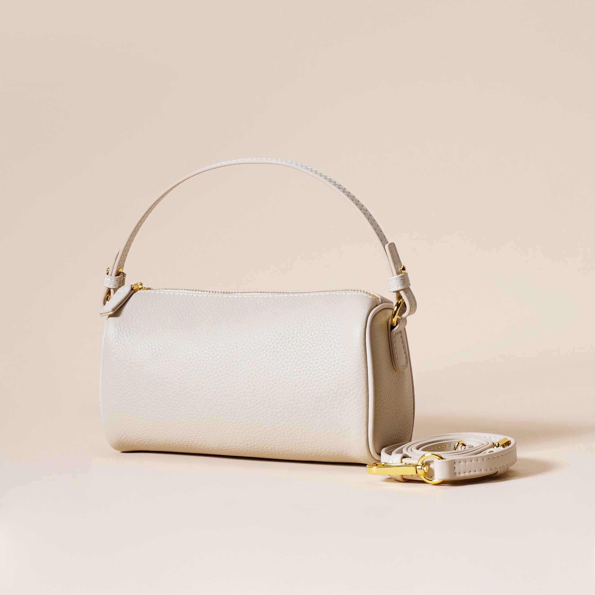 Cowhide women's bag, simple armpit leather bag, women's new trendy and versatile handbag, diagonal cross bag