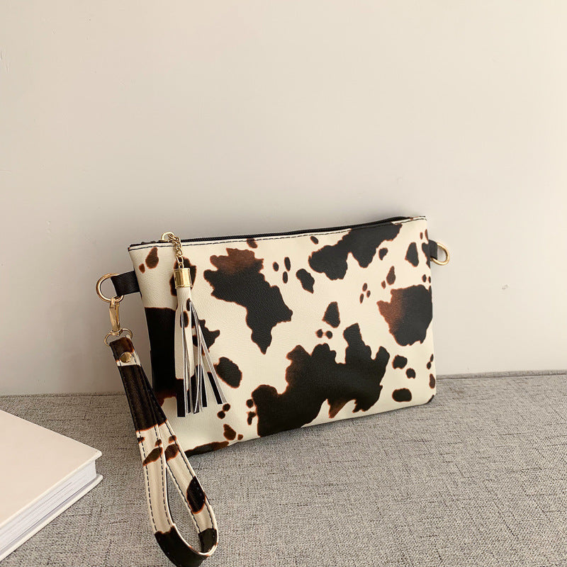 New summer women's printed clutch bag