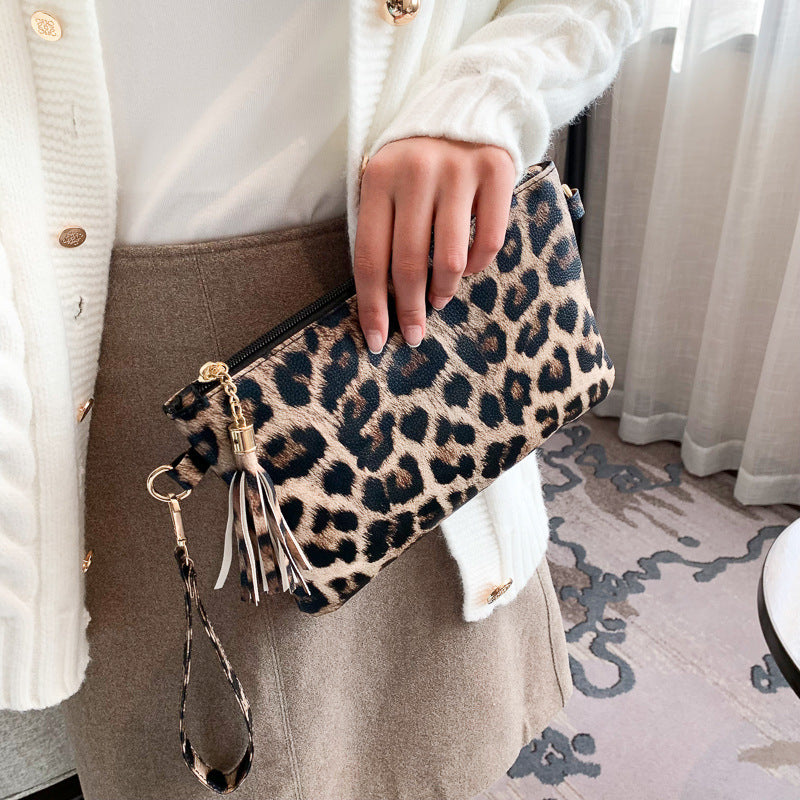 New summer women's printed clutch bag